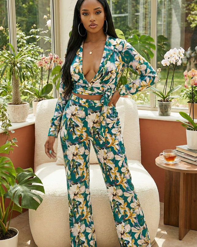 Floral Escape Pant Set