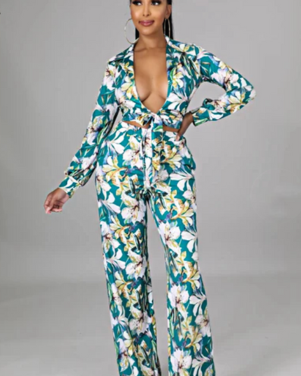 Flora 2 piece Pants Set