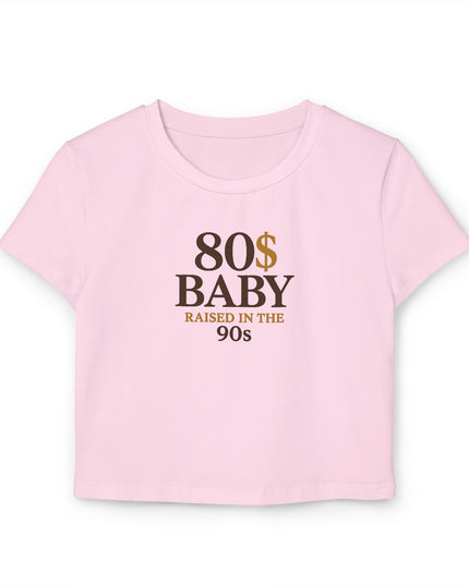80s Baby Tee - Multi color