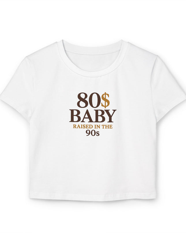 80s Baby Tee - Multi color