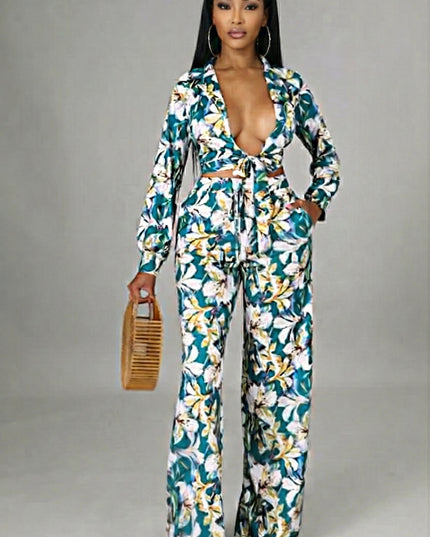 Floral Escape Pant Set