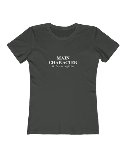 Main Character T-Shirt | Women's Graphic Tee, Minimal Text Design