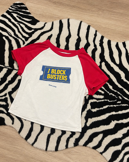I Block Busters Raglan Baby Tee