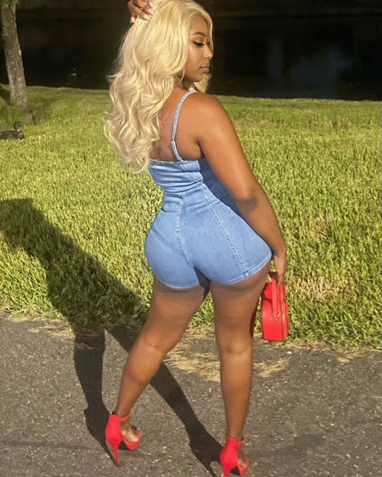 Denim Darling Romper