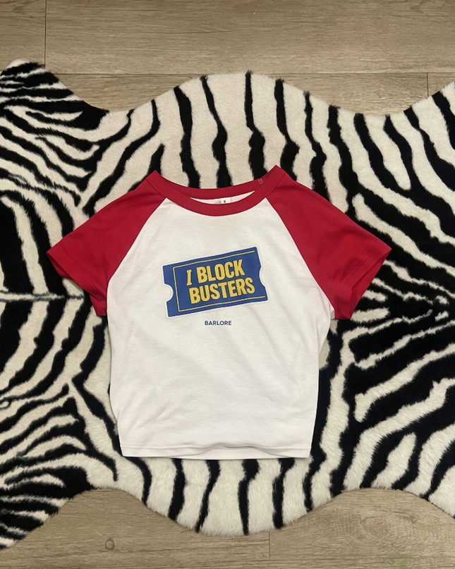 I Block Busters Raglan Baby Tee