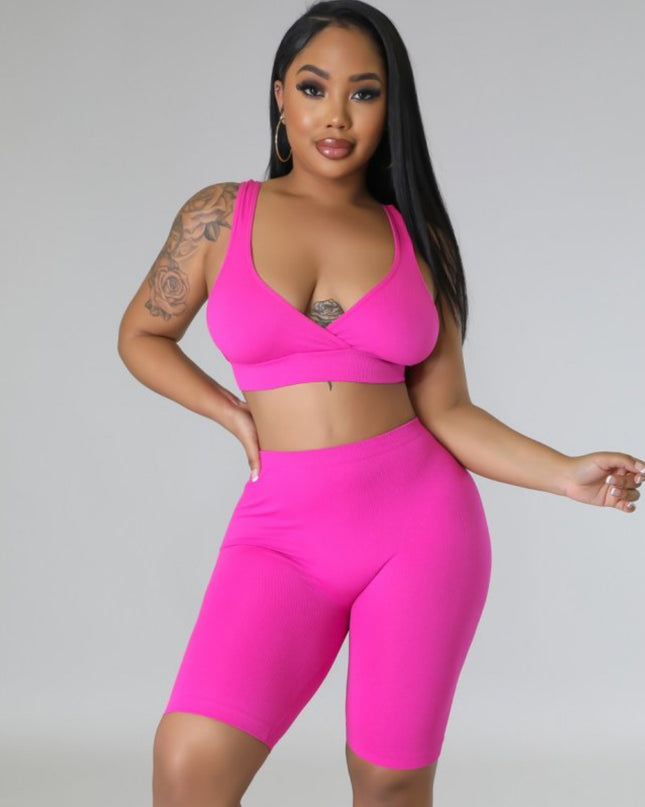 Barbz Biker Shorts Set