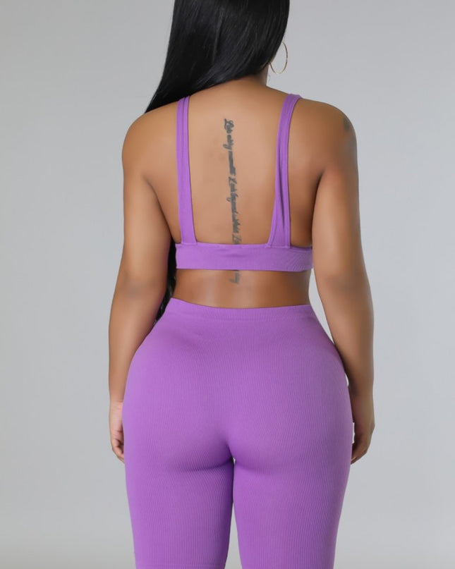 Lavender Haze Biker Short Set