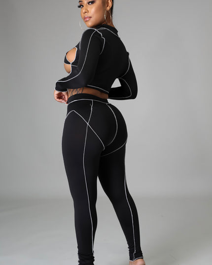 Peek-A-Boo Pant Set