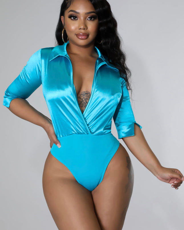 Bodied Short Set (Aqua)