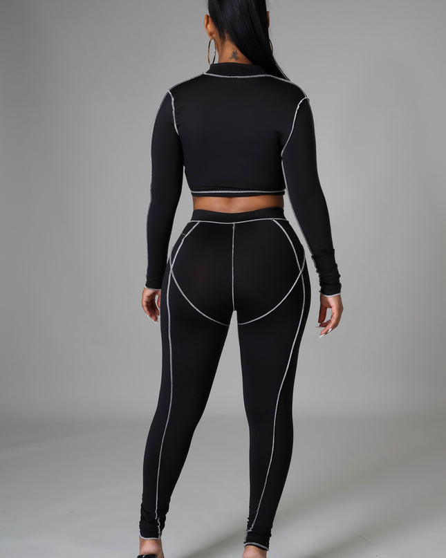 Peek-A-Boo Pant Set