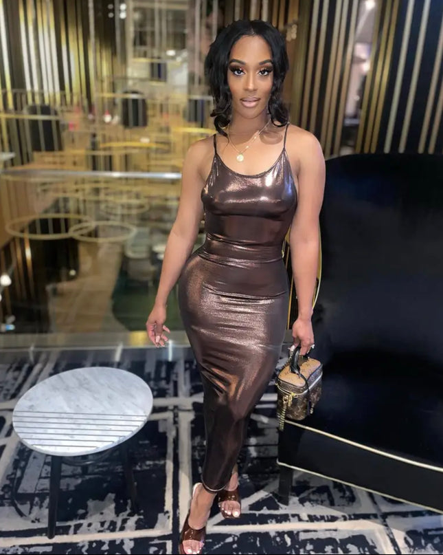 Liquid Medallion Dress