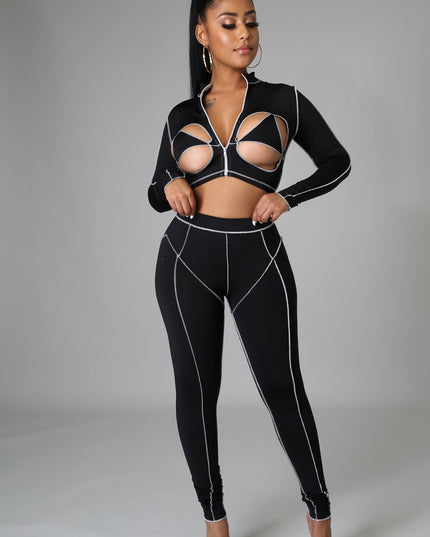 Peek-A-Boo Pant Set